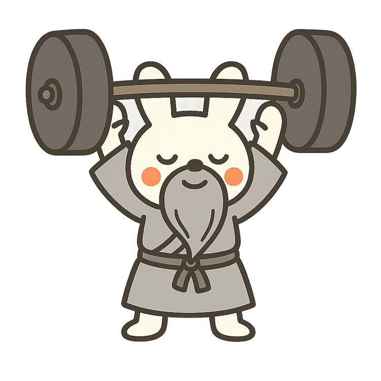 Wise bunny reviewing notes